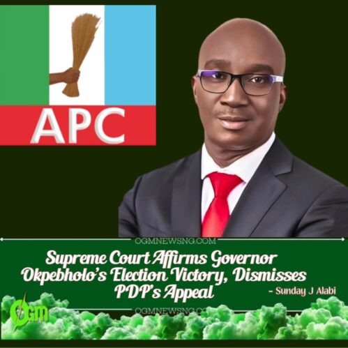 Supreme Court Upholds Governor Okpebholo’s Election Victory in Edo State