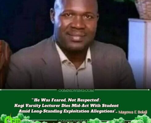 Dr. Olabode Abimbola Ibikunle Dies in Hotel Room After Alleged S£x-for-Grades Encounter—Did Kogi State University Turn a Blind Eye for Years?"