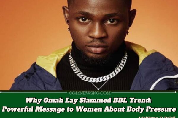 Omah Lay Breaks Silence on BBL Craze: Singer’s Shocking Take on Brazilian Butt Lift Trends"