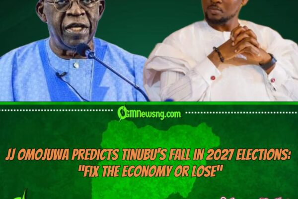 JJ Omojuwa Warns Tinubu Ahead of 2027 Elections: "Anybody Can Be Beaten"
