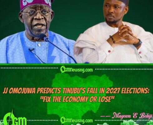JJ Omojuwa Warns Tinubu Ahead of 2027 Elections: "Anybody Can Be Beaten"