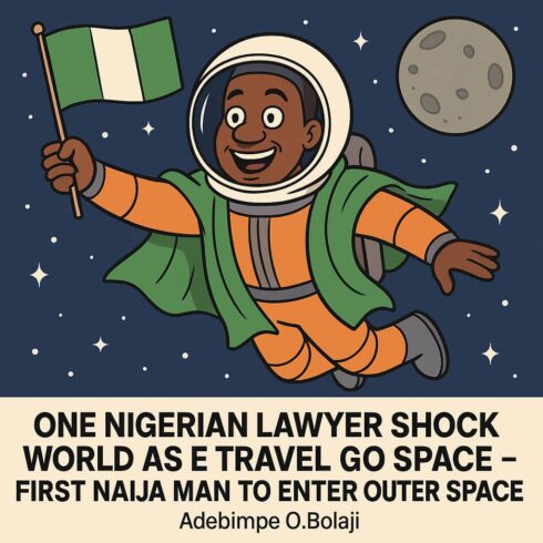 One Nigerian Lawyer Land for Space: Owolabi Salis Break Record as First Naija Man Wey Enter Outer Space