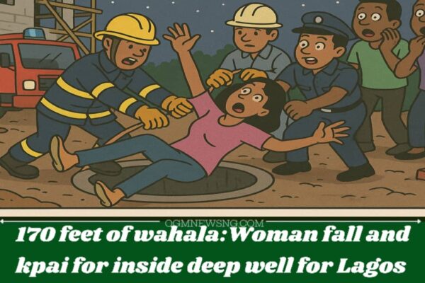 Open Well Wahala: Woman Fall Enter 170-Foot Well for Construction Site – Firefighters Recover Body After Days of Serious Struggle