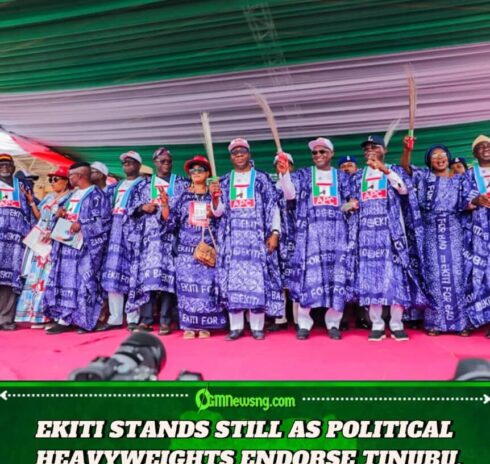 President Tinubu, Governor Oyebanji Get Unprecedented Endorsement as Ekiti Political Landscape Shifts