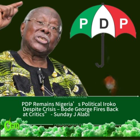 Those Who Think PDP Is Dead Are Dreamers – Bode George Declares