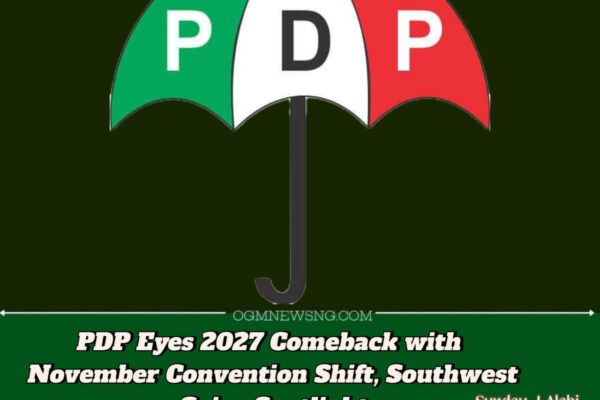 PDP Shifts National Convention to November, Picks Ibadan as New Venue
