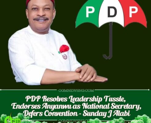PDP NEC Reaffirms Sam Anyanwu as National Secretary, Postpones National Convention