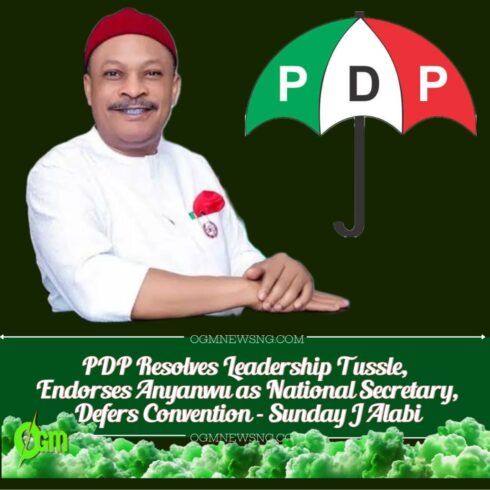 PDP NEC Reaffirms Sam Anyanwu as National Secretary, Postpones National Convention