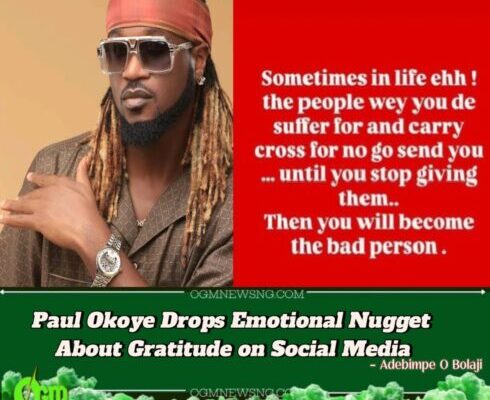 Paul Okoye Calls Out Ungrateful People in Emotional Post: ‘You Become the Villain When You Stop Giving