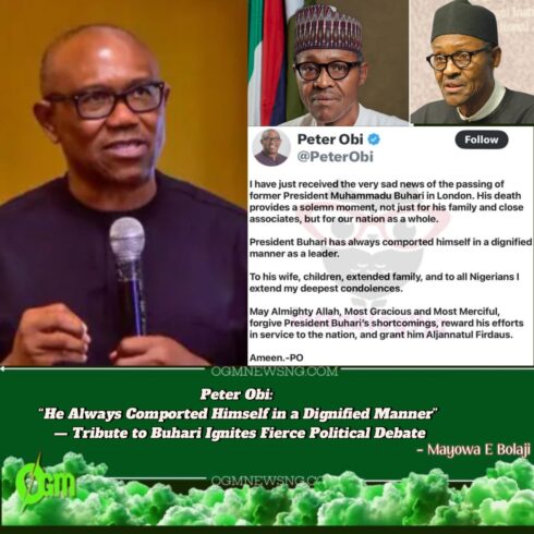 Peter Obi: “Despite Our Political Differences, I Respected His Dignity” — Buhari Eulogy Shocks Supporters and Critics Alike