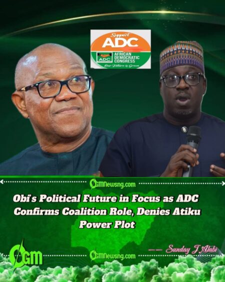Peter Obi Has Been in Coalition Since Day One, Says ADC Spokesman Amid PDP Return Speculation