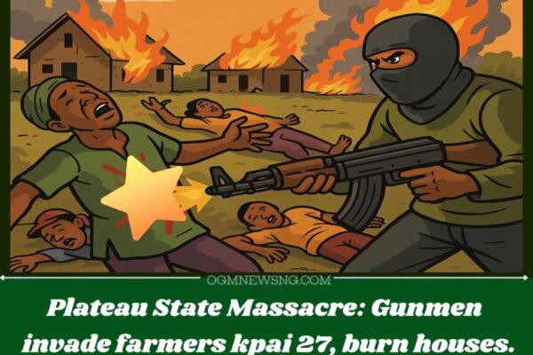 Fresh Attack don Hit Plateau: Gunmen kpai 27 Farmers, Burn Houses in Bindi-Jebbu, Riyom LGA