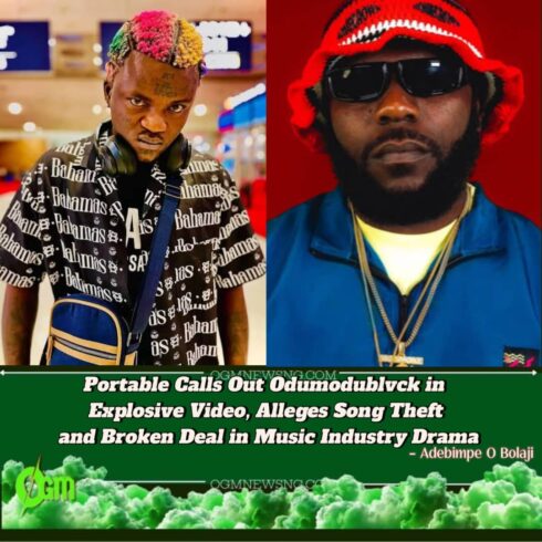 Portable Explodes in Viral Rant, Accuses Odumodublvck of Music Theft and Betrayal in Shocking Industry Scandal