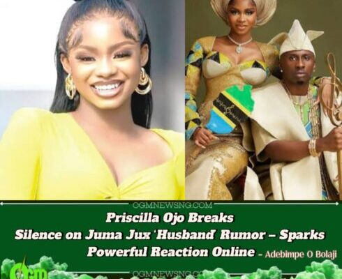 Drama Unfolds as Priscilla Ojo Reacts to Questions About Juma Jux – Sparks Fresh Speculations About Their Relationship