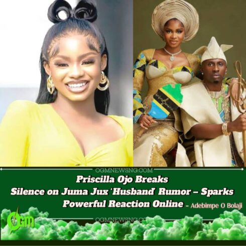 Drama Unfolds as Priscilla Ojo Reacts to Questions About Juma Jux – Sparks Fresh Speculations About Their Relationship