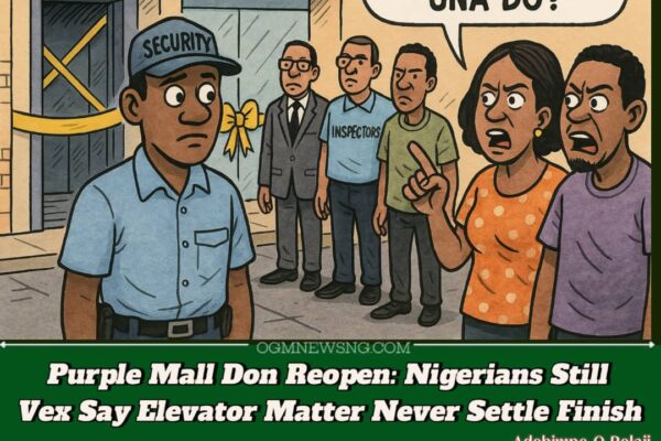 Purple Mall Reopen After Elevator Wahala: Lagosians Still Para As Goment Clear Mall for Business