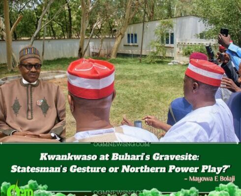 Rabiu Musa Kwankwaso Bows at Buhari’s Grave — A Final Tribute or First Campaign Move?"