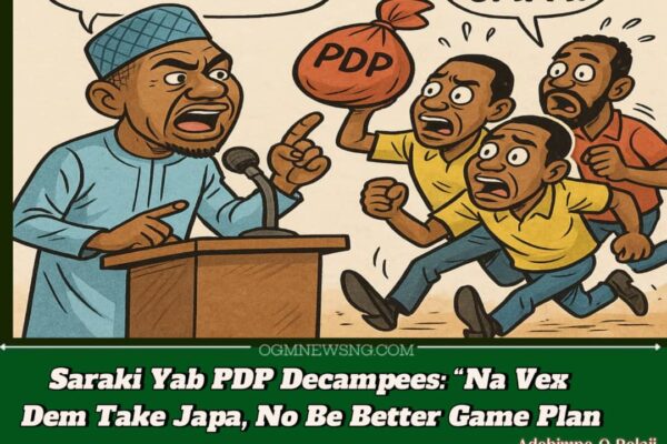 Saraki Yab PDP Decampees: “Na Vex Dem Take Run, No Be Better Strategy!” – Gbas Gbos Full Gist