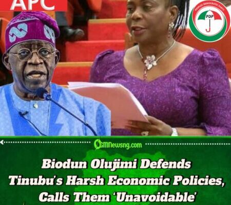 Senator Biodun Olujimi Dumps PDP, Says Tinubu’s ‘Tough Decisions’ Convinced Her To Join APC