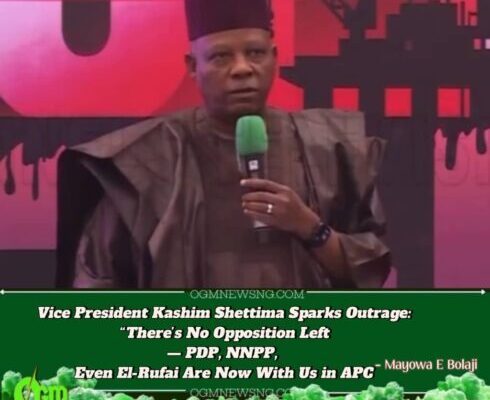 Vice President Kashim Shettima Declares: “PDP, NNPP, El-Rufai Coalition Now United Under APC — We Are All One!”