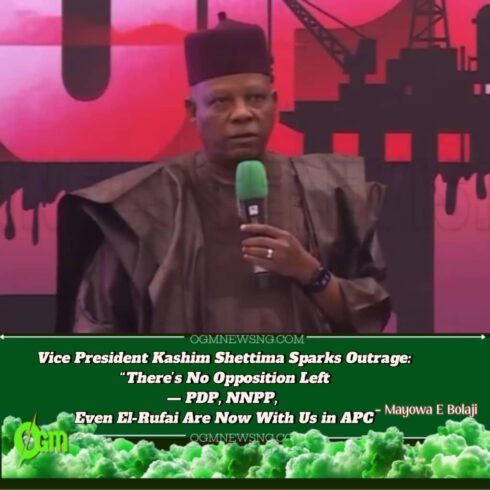 Vice President Kashim Shettima Declares: “PDP, NNPP, El-Rufai Coalition Now United Under APC — We Are All One!”