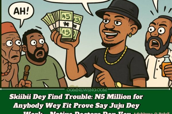Skiibii Dares Juju Men: N5 Million for Anybody Wey Fit Prove Say Spiritual Charm Dey Work – Wahala Don Burst