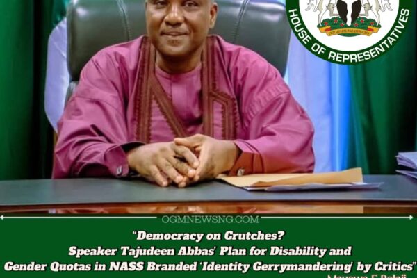Speaker Tajudeen Abbas Spurs Fury with Plan to Carve Out 82 ‘Exclusive Seats’ for Women and Disabled in National Assembly”