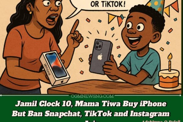 Tiwa Savage Buy iPhone for Pikin Jamil on Him 10th Birthday – But Ban Social Media