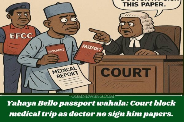 Yahaya Bello Medical Trip don Blocked as Court Say “Your Doctor No Sign Paper”