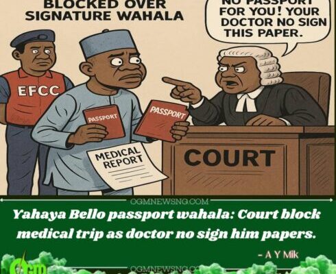 Yahaya Bello Medical Trip don Blocked as Court Say “Your Doctor No Sign Paper”