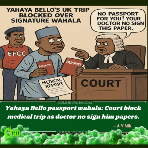 Yahaya Bello Medical Trip don Blocked as Court Say “Your Doctor No Sign Paper”