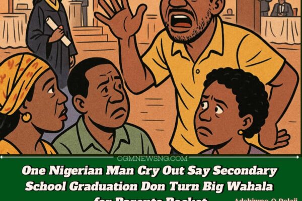 One Nigerian Man Burst Out: “Secondary School Graduation Don Turn Like University Convocation