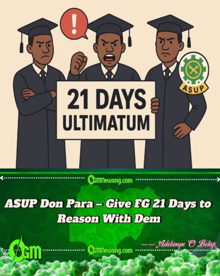 ASUP Don Give FG 21 Days Ultimatum – Polytechnic Lecturers Threaten Strike If Demands No Met