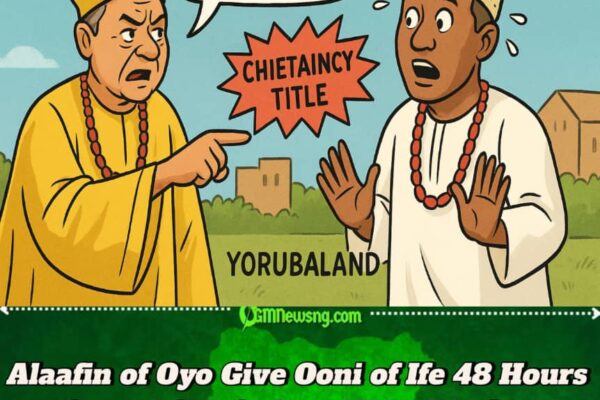 Storm Rock Yorubaland as Alaafin of Oyo Give Ooni 48 Hours to Cancel Chieftaincy Title Wey Cause Big Wahala
