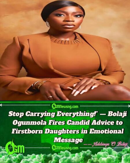 Bolaji Ogunmola to Firstborn Daughters: 'You’re Not Their Mother!' — Actress Sparks Powerful Talk on Emotional Burden in African Homes"