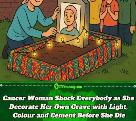 Cancer Patient Shock Pipu As She Design and Decorate Her Own Grave Before Time Reach"