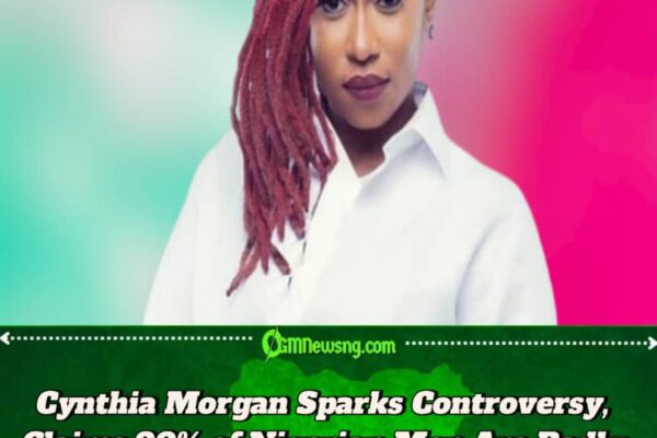 Cynthia Morgan Sparks Reactions, Says Most Nigerian Men Misbehave