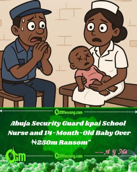 Abuja Security Guard David Moses Confess Say Dem kpai School Nurse & Baby Pikin for 250m Ransom