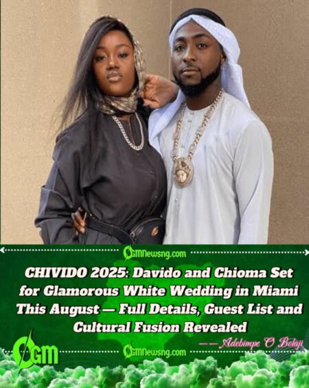 CHIVIDO 2025: Davido and Chioma’s White Wedding in Miami This August—Inside the Countdown,