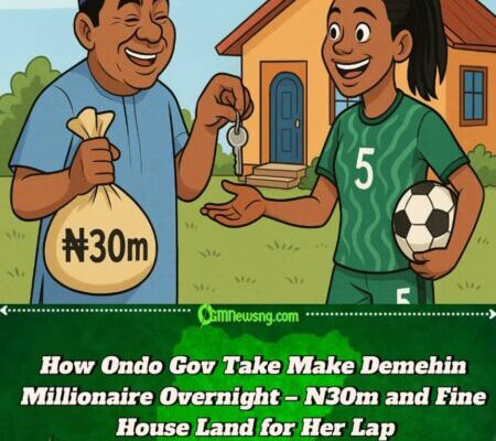 Jackpot for Demehin! Ondo Gov Aiyedatiwa Dash Super Falcons Star N30m Plus Fine House – See Wetin She Talk