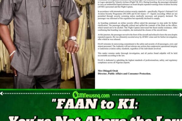 FAAN vs. Wasiu Ayinde, K1 De Ultimate: Airport Authority Slams Fuji Maestro Over VIP Access Scandal