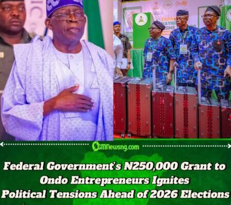 Federal Government Disburses ₦250,000 Each to 120 MSMEs in Ondo—Critics Say It’s Strategic Vote Buying