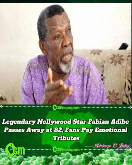 Nollywood Mourns as Veteran Actor Fabian Adibe Dies at 82 After Iconic ‘Things Fall Apart’ Role
