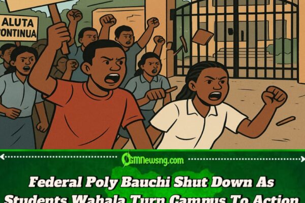 Federal Poly Bauchi Wahala Burst As Students Turn Campus To Action Film Set