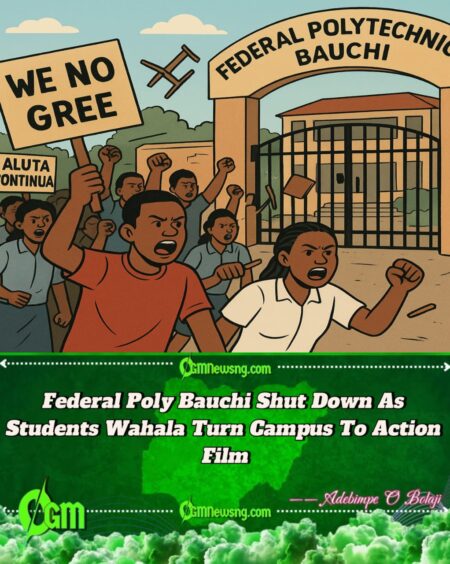 Federal Poly Bauchi Wahala Burst As Students Turn Campus To Action Film Set