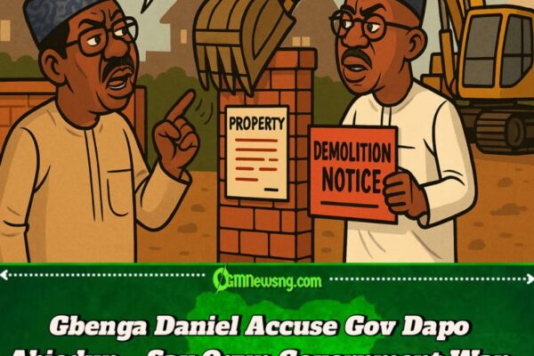 Gbenga Daniel Cry Out Say Dapo Abiodun Dey Use Bulldozer Chase Politics
