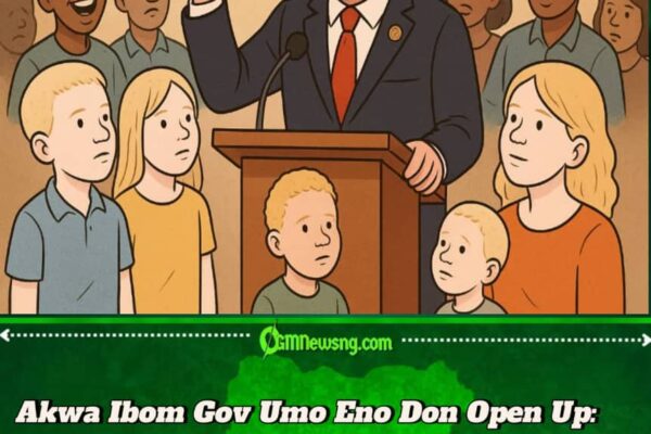 Akwa Ibom Gov Umo Eno Don Open Up: “To Grow Up With Albinism No Easy, But I Turn My Pain to Power