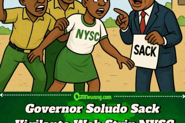 Governor Soludo Don Vex Sack Security Wey Brutalize NYSC Corper for Anambra