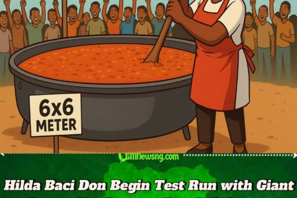 Hilda Baci Test 6x6 Meter Pot Ahead Guinness World Record – Na Nigerian Jollof Rice She Wan Use Shake World