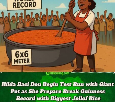 Hilda Baci Test 6x6 Meter Pot Ahead Guinness World Record – Na Nigerian Jollof Rice She Wan Use Shake World